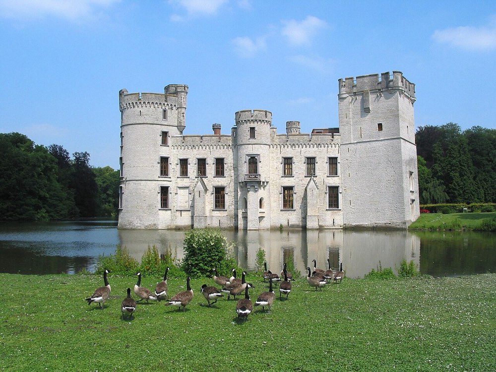 Meise (Belgium), the Bouchout castle (XII-XIXth centuries)