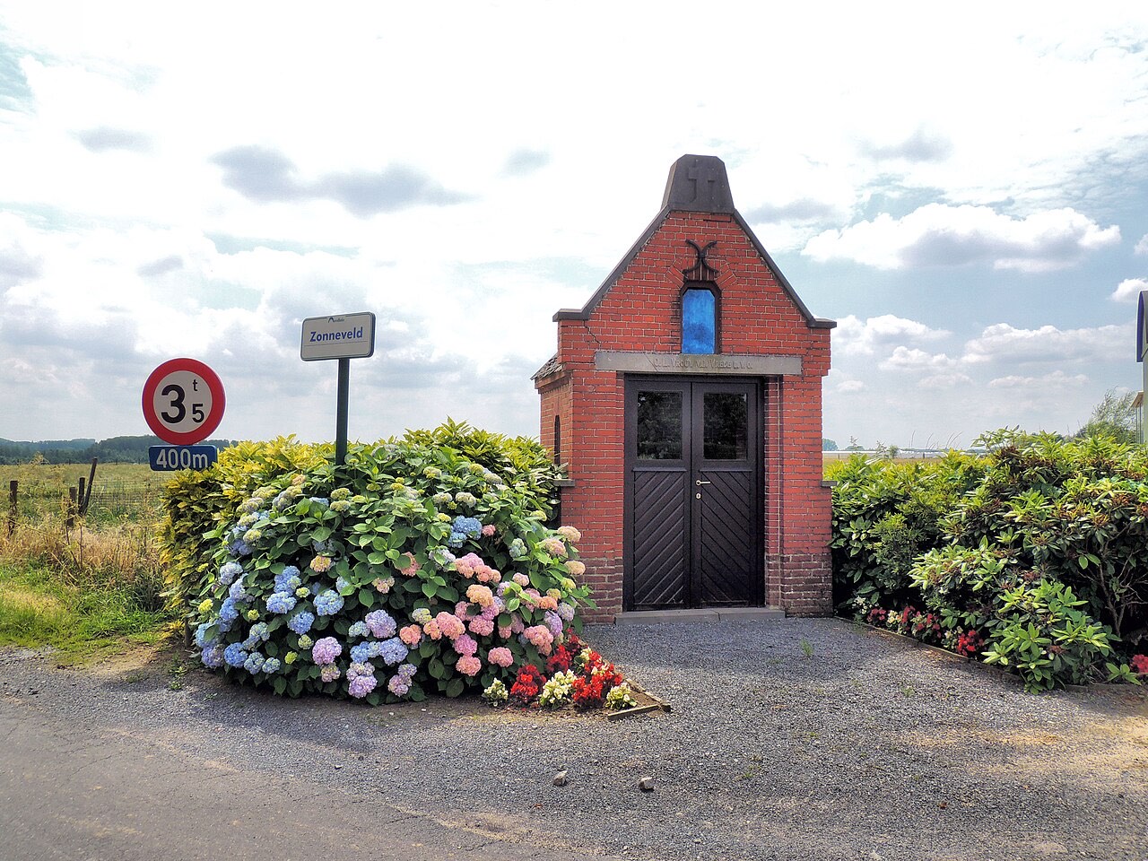 Kapel in Lemberge bij straat Zonneveld — Merelbeke-Melle