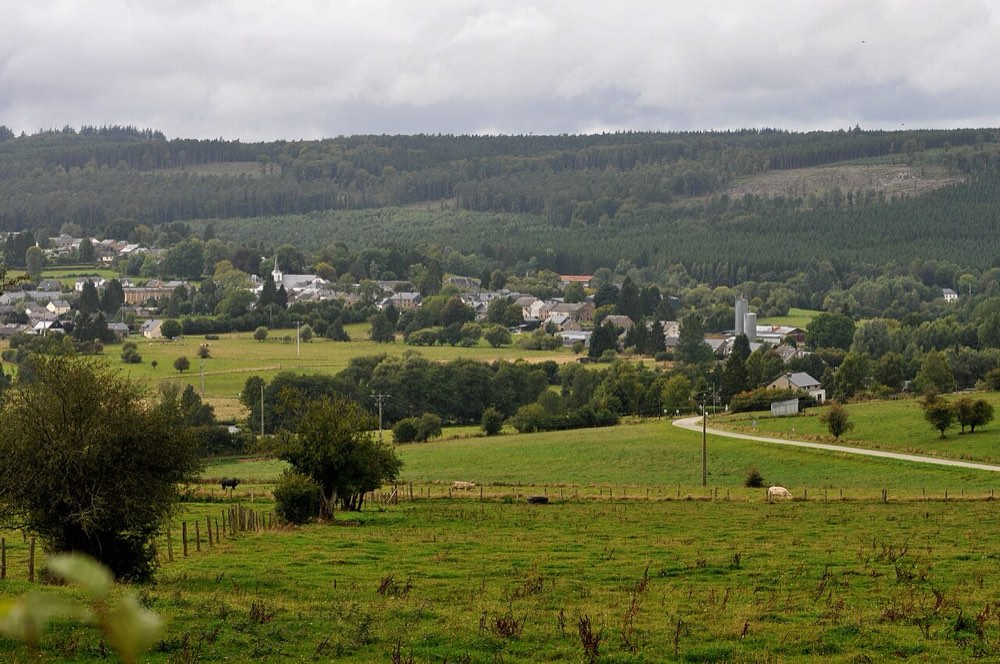 Vue sur Lavacherie — Sainte-Ode