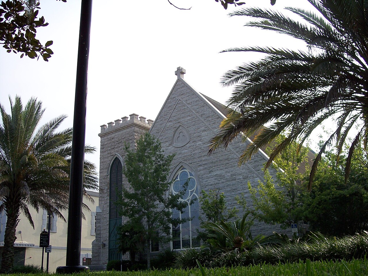 Stone church in Gainesville, Florida