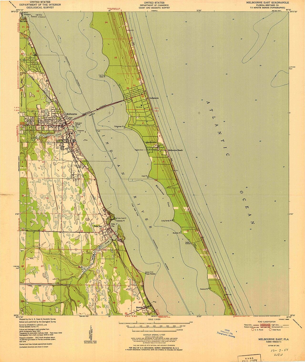 Melbourne Florida 1951