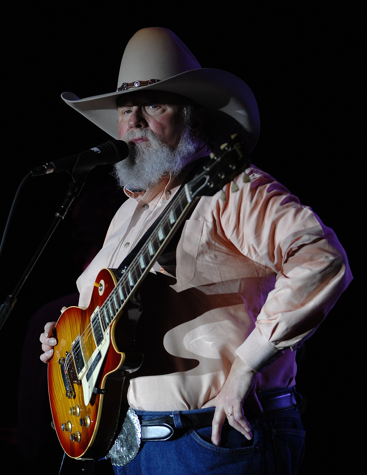 Charlie Daniels at Louisville Waterfront Park, Kentucky, April 29, 2009