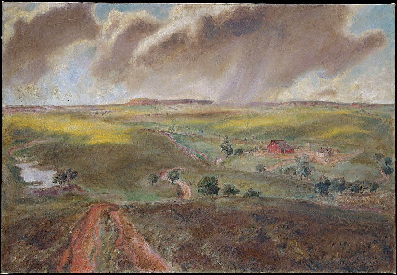 Spring Shower (Western Kansas Landscape) MET DT328615