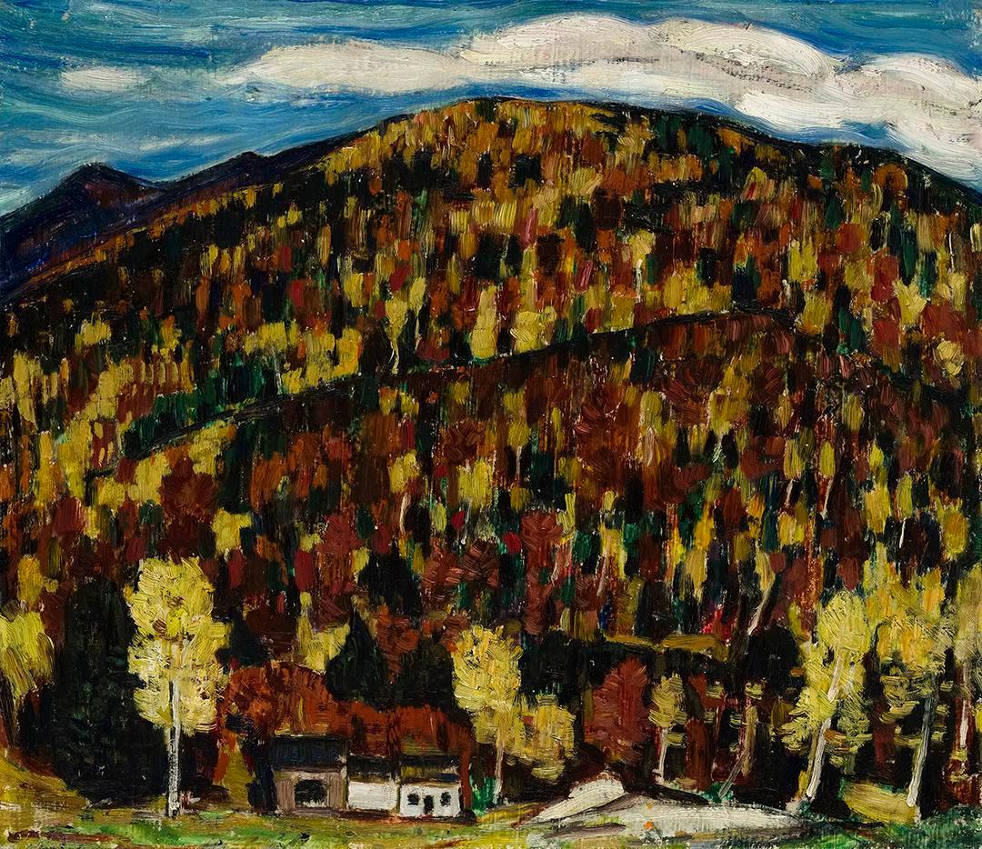 Marsden Hartley - Maine Landscape, Autumn No. 13 - ASC.2012.60 - Crystal Bridges Museum of