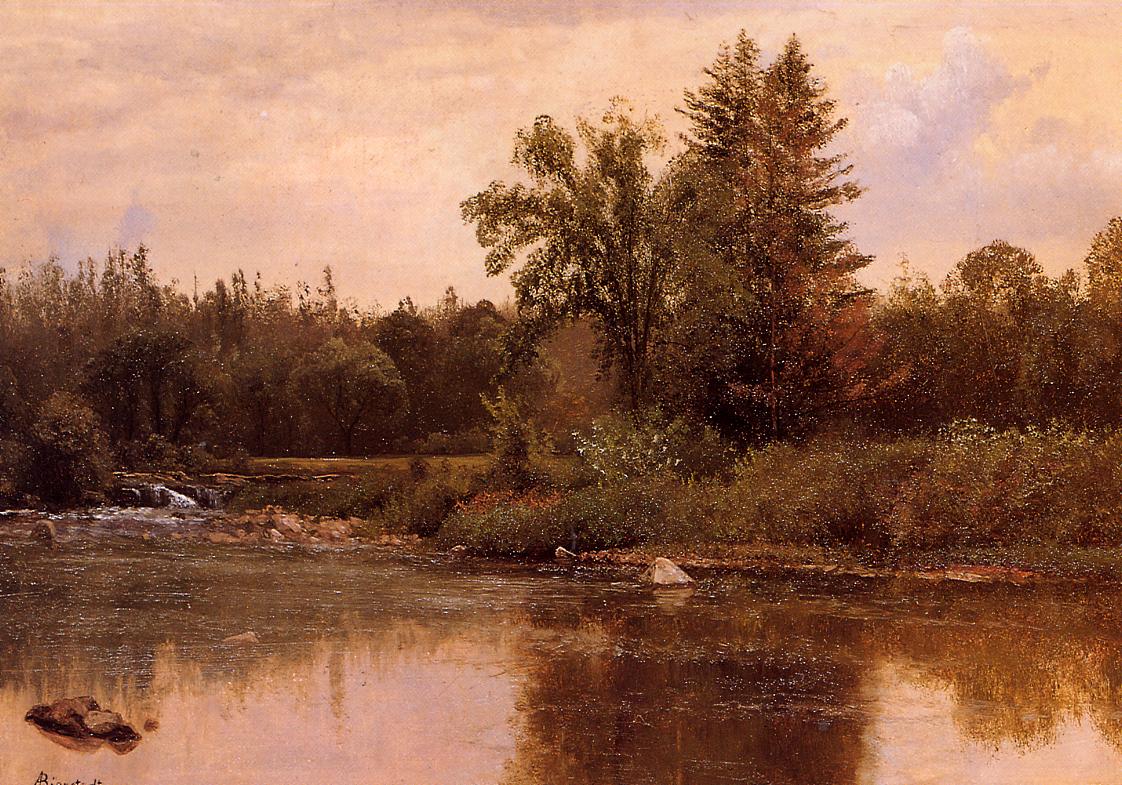 Bierstadt Albert Landscape New Hampshire